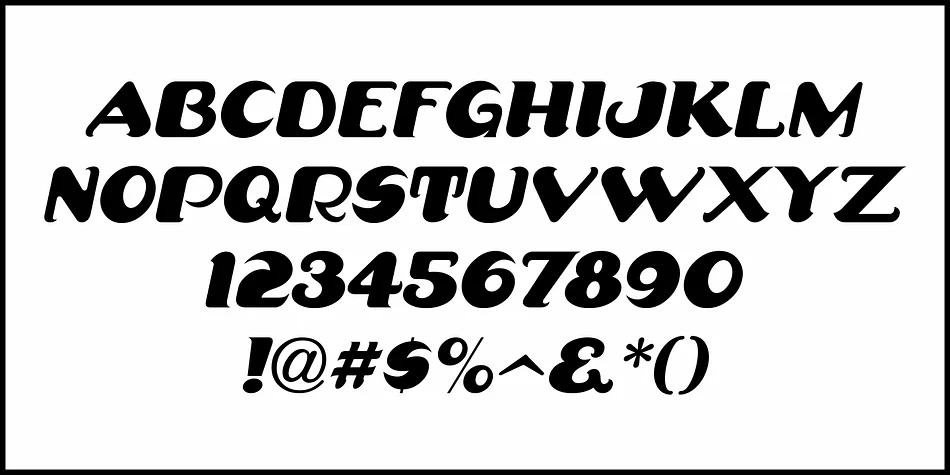 Comical Nouveau by Jeff Levine Fonts — Decorative Font — thumbnail 5