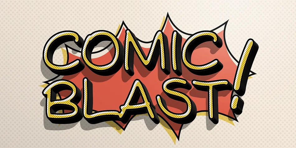 Comicblast by Kustomtype — Decorative Font — thumbnail 2