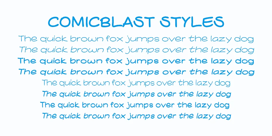 Comicblast by Kustomtype — Decorative Font — thumbnail 4
