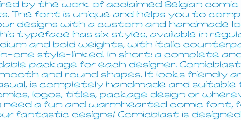Comicblast by Kustomtype — Decorative Font — thumbnail 6
