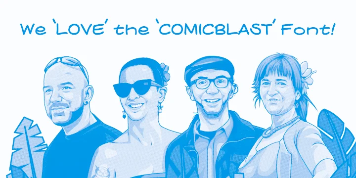 Comicblast by Kustomtype — Decorative Font — thumbnail 9