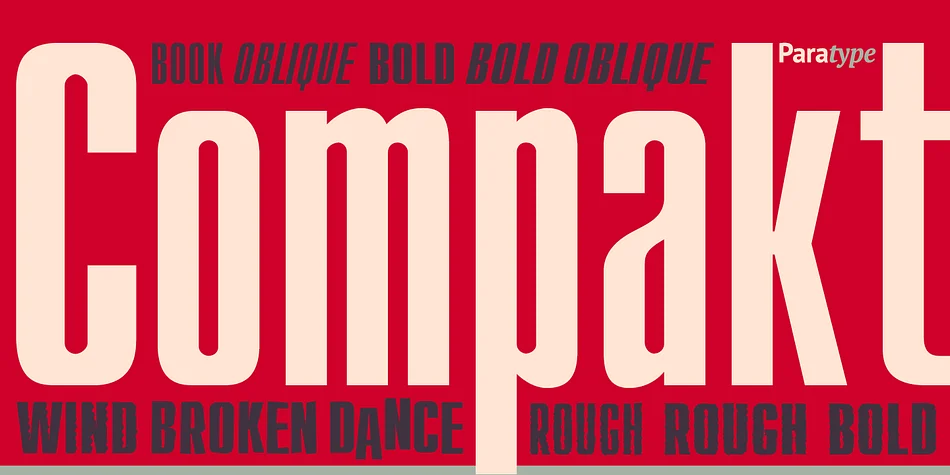 Compakt by ParaType — Display Font