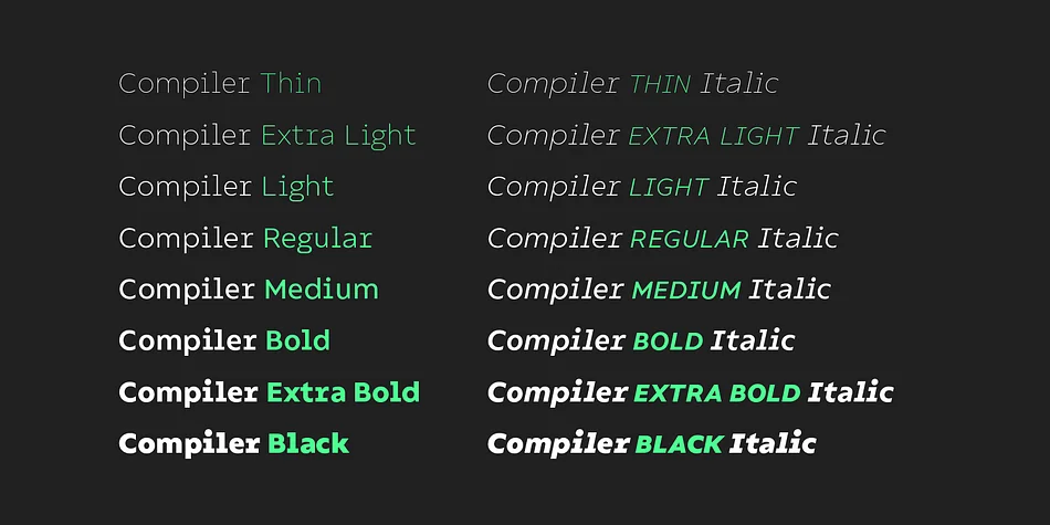 Compiler by Identity Letters — Display Font — thumbnail 2