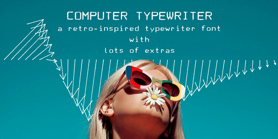 Computer Typewriter by Ana's Fonts — Decorative Font