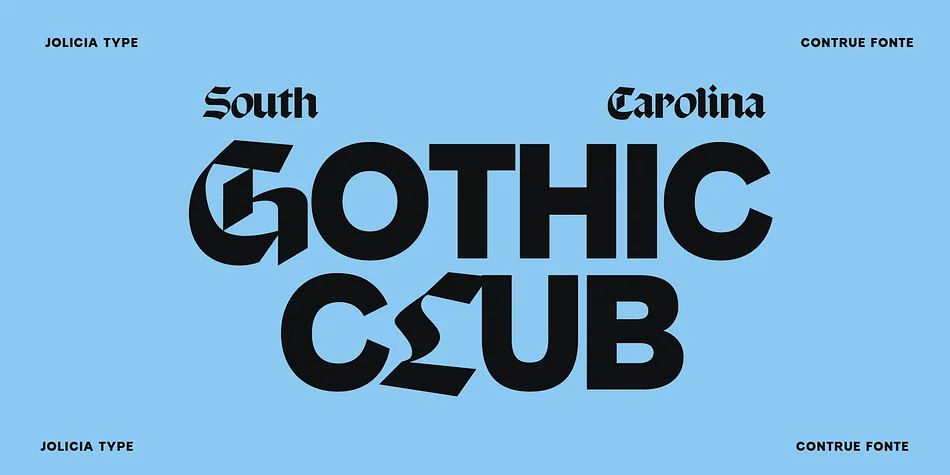 Contrue Fonte by Jolicia Type — Blackletter Font — thumbnail 4