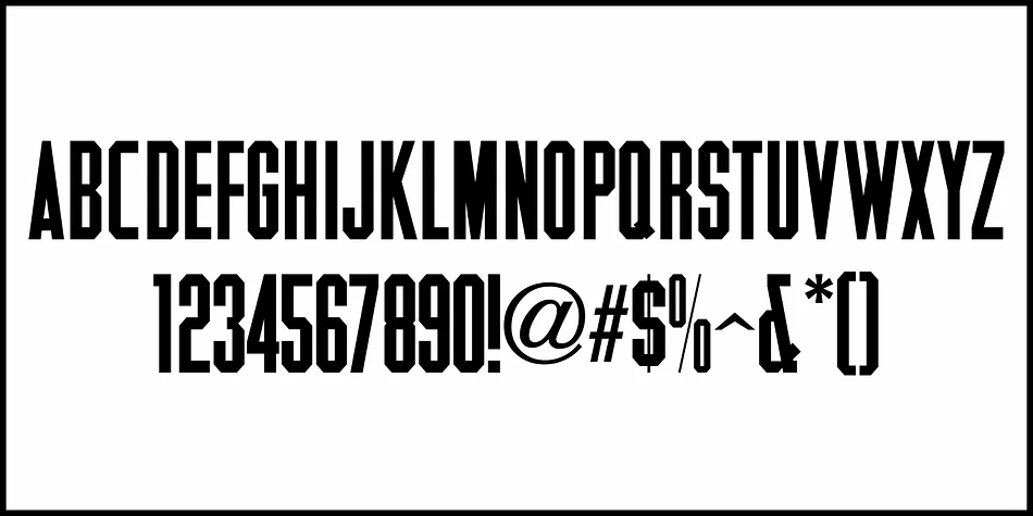 CONVICTED JNL by Jeff Levine Fonts — Display Font — thumbnail 3