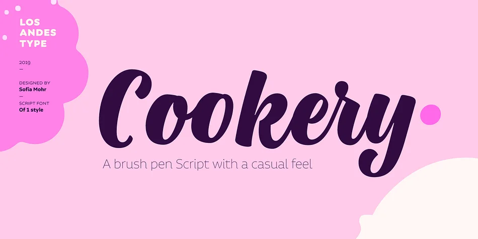 Cookery by Los Andes Type — Script Handwritten Font