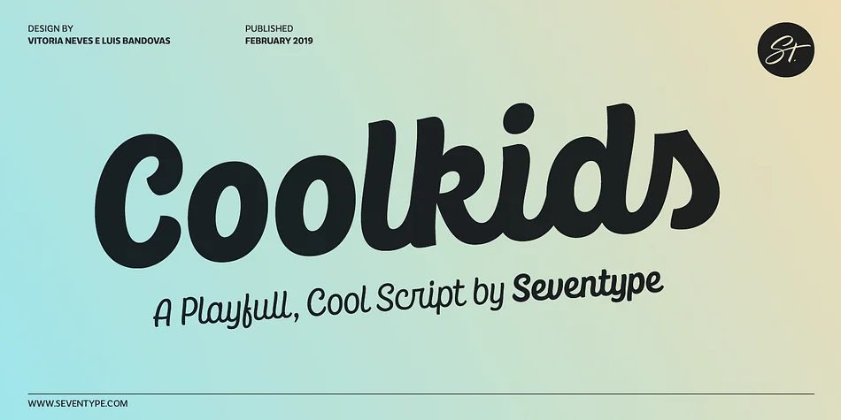 CoolKids by SevenType β Script Handwritten Font