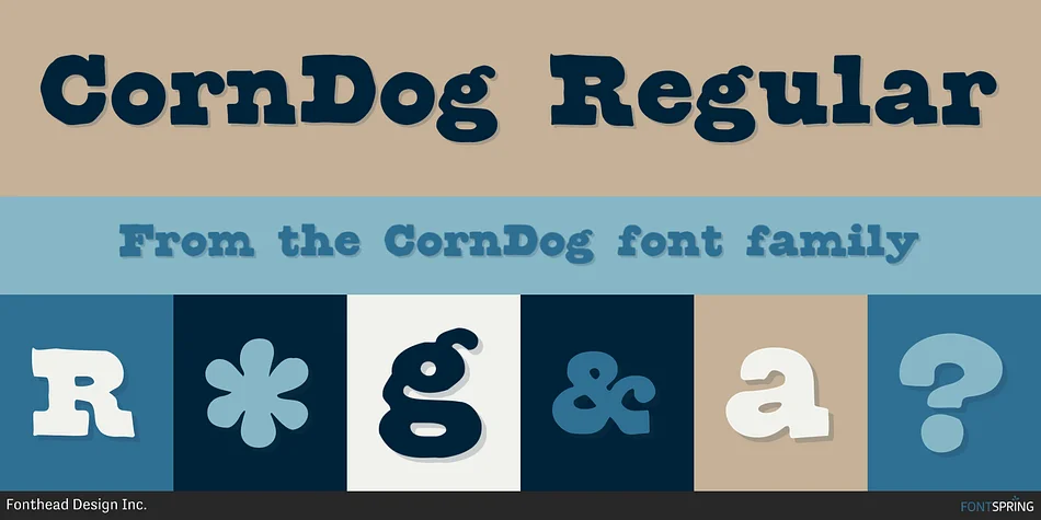 CornDog by Fonthead Design — Decorative Font