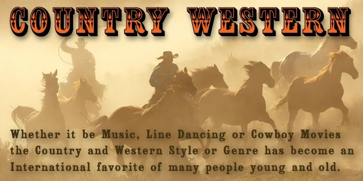 Country Western by FontMesa — Decorative Font