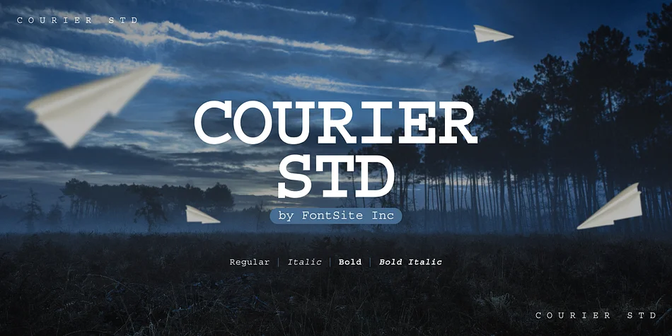 Courier Std by Adobe โ Decorative Font