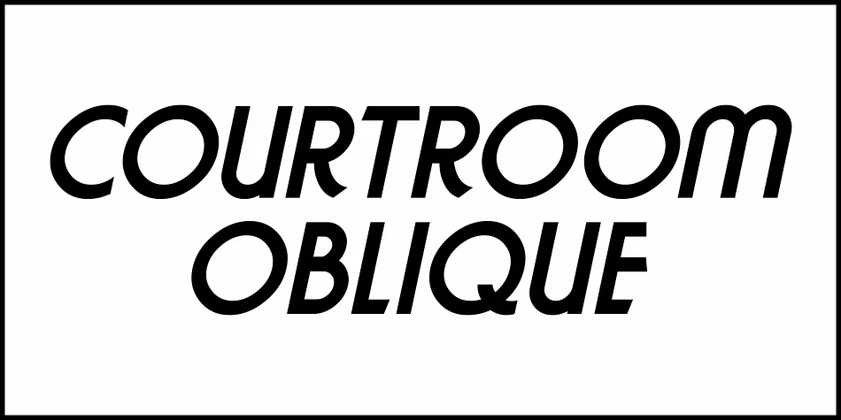 COURTROOM JNL by Jeff Levine Fonts — Decorative Font — thumbnail 4