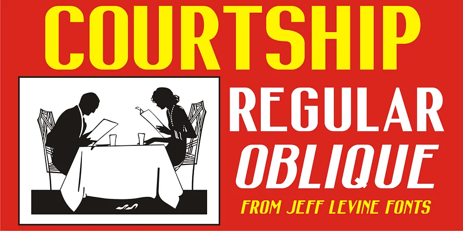 COURTSHIP JNL by Jeff Levine Fonts — Decorative Font