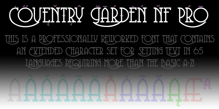 Coventry Garden NF Pro by CheapProFonts — Decorative Font