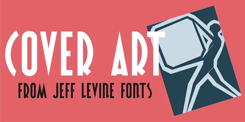 COVER ART JNL by Jeff Levine Fonts — Decorative Font