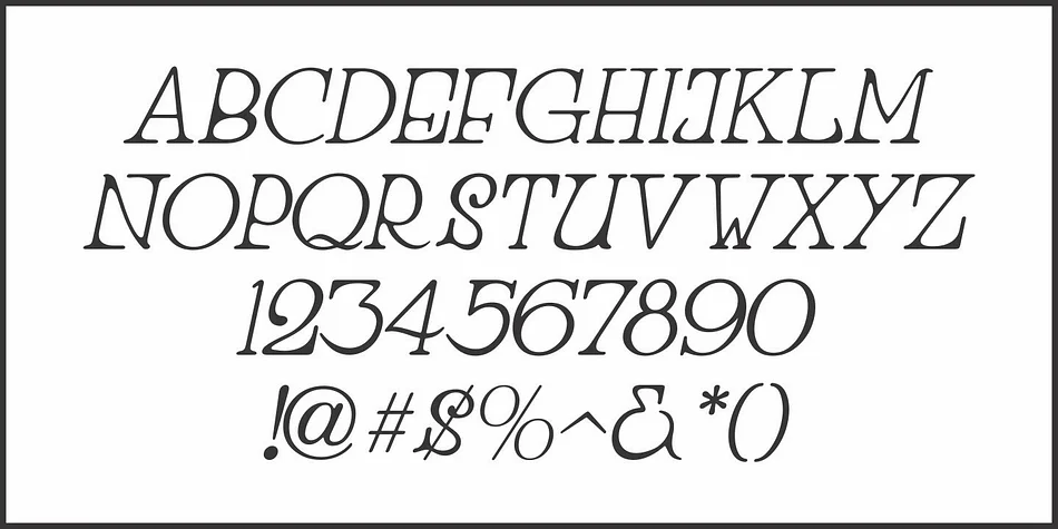 COW PALACE JNL by Jeff Levine Fonts — Decorative Font — thumbnail 5