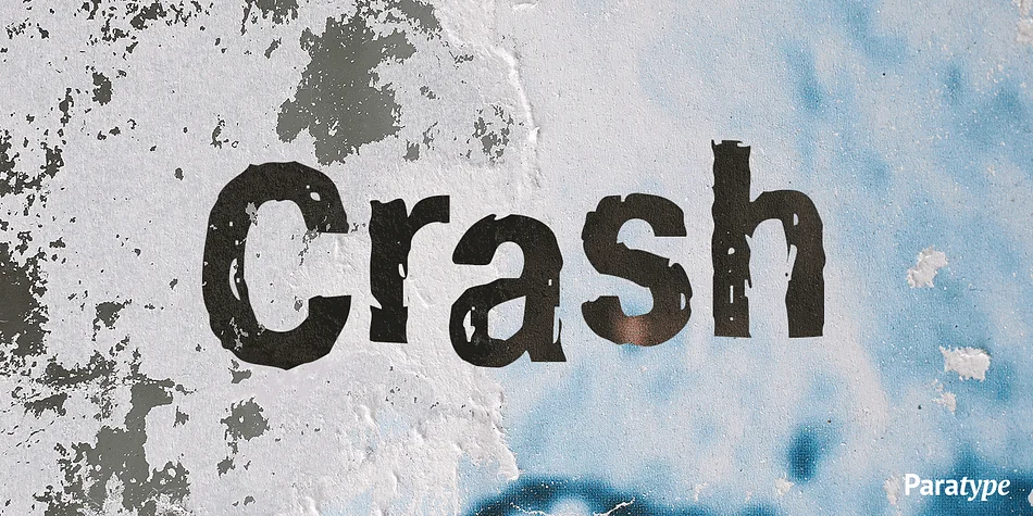 Crash by ParaType — Display Font