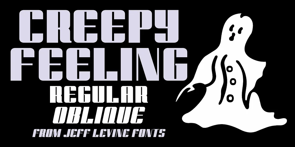 Creepy Feeling JNL by Jeff Levine Fonts — Display Font