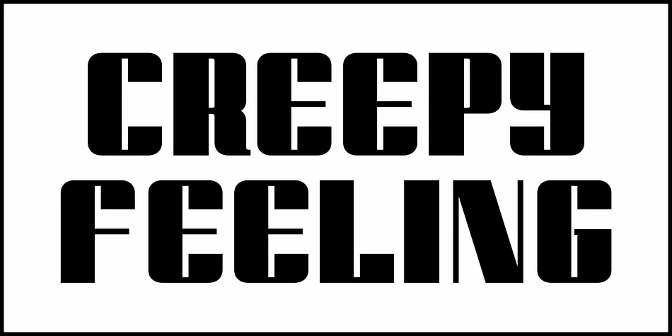 Creepy Feeling JNL by Jeff Levine Fonts — Display Font — thumbnail 2