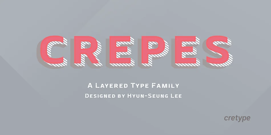 Crepes by cretype — Display Font