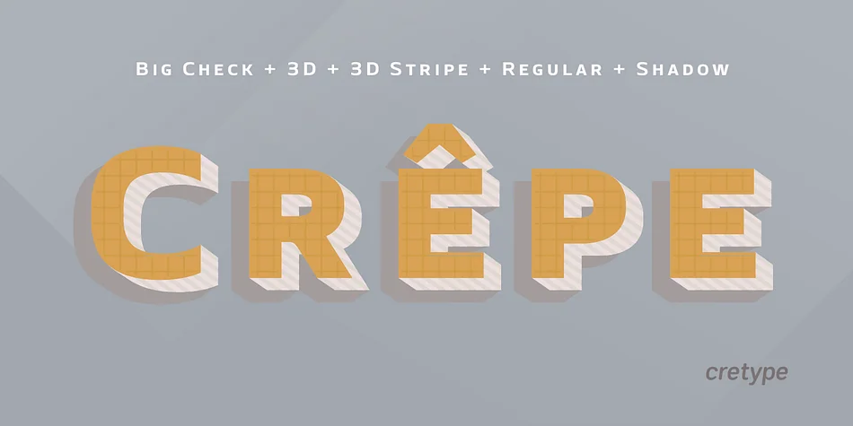 Crepes by cretype — Display Font — thumbnail 4