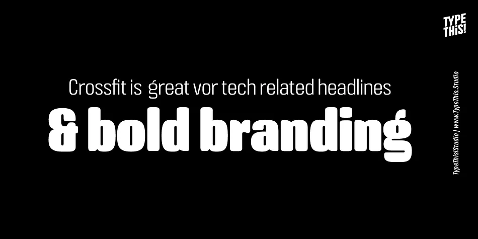Crossfit by TypeThis!Studio — Display Font — thumbnail 2