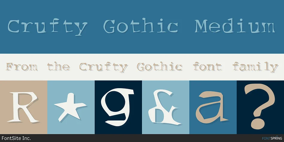 Crufty Gothic by FontSite Inc. — Decorative Font