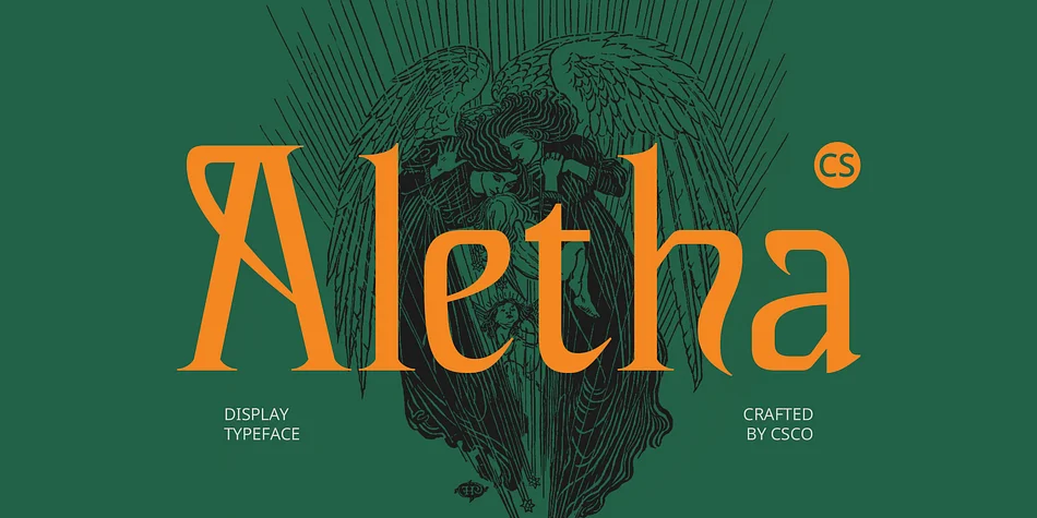 CS Aletha by Craft Supply Co. — Decorative Font