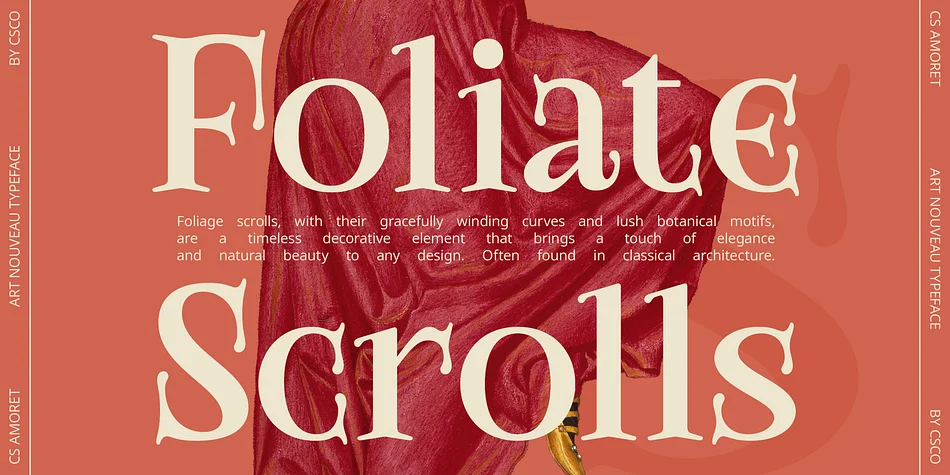 CS Amoret by Craft Supply Co. — Decorative Font — thumbnail 3