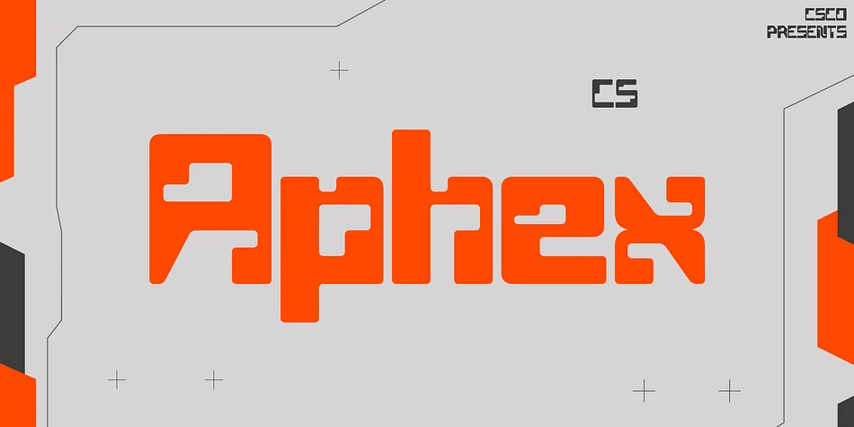 CS Aphex by Craft Supply Co. — Display Font