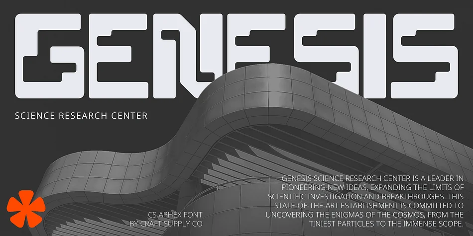 CS Aphex by Craft Supply Co. — Display Font — thumbnail 3