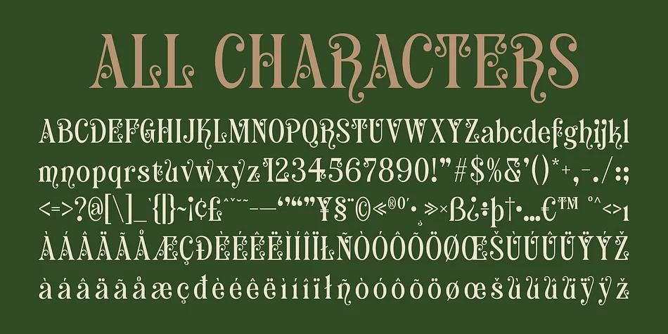 CS Aquary by Craft Supply Co. — Decorative Font — thumbnail 6