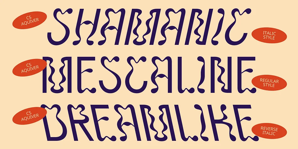 CS Aquiver by Craft Supply Co. — Display Font — thumbnail 2