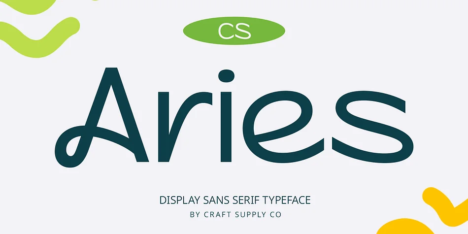 CS Aries by Craft Supply Co. — Display Font