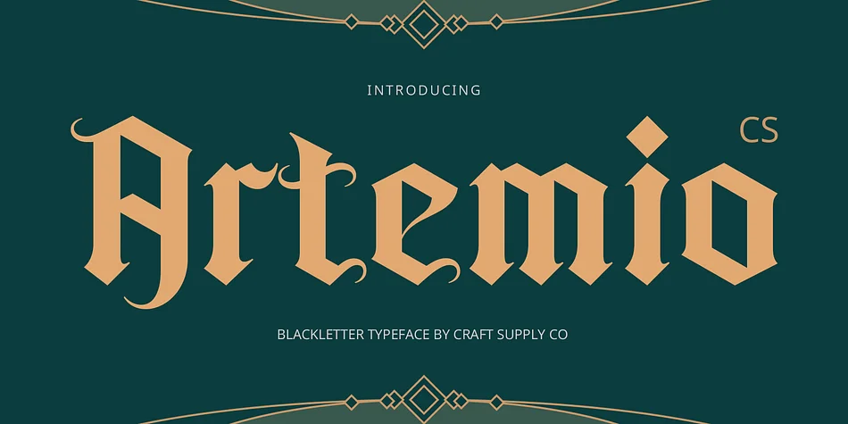 CS Artemio by Craft Supply Co. — Blackletter Font