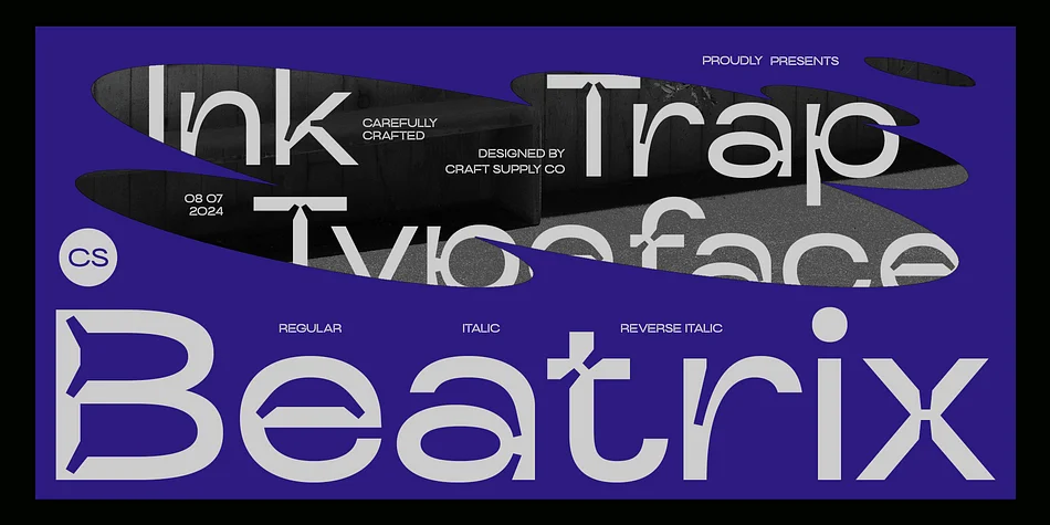 CS Beatrix by Craft Supply Co. — Display Font