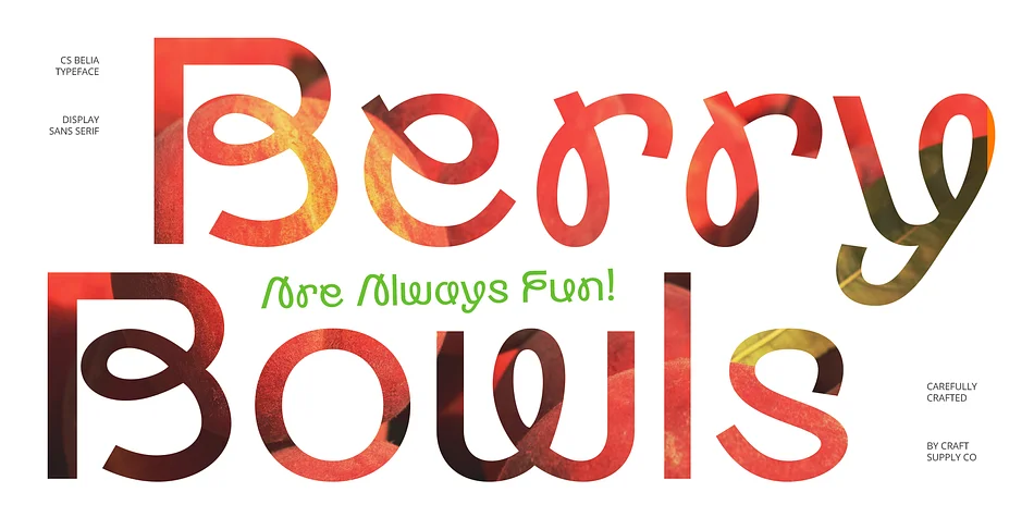 CS Belia by Craft Supply Co. — Display Font — thumbnail 3