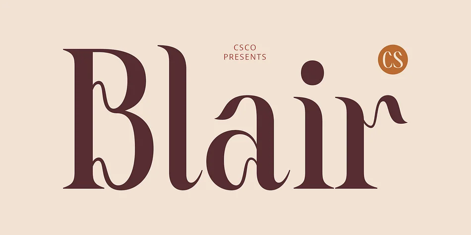 CS Blair by Craft Supply Co. — Decorative Font