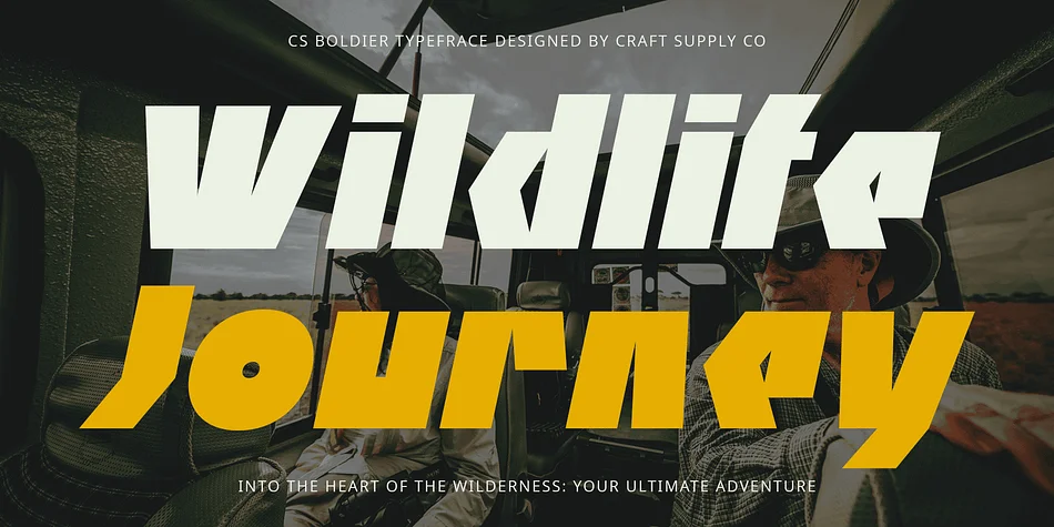 CS Boldier by Craft Supply Co. — Display Font — thumbnail 2