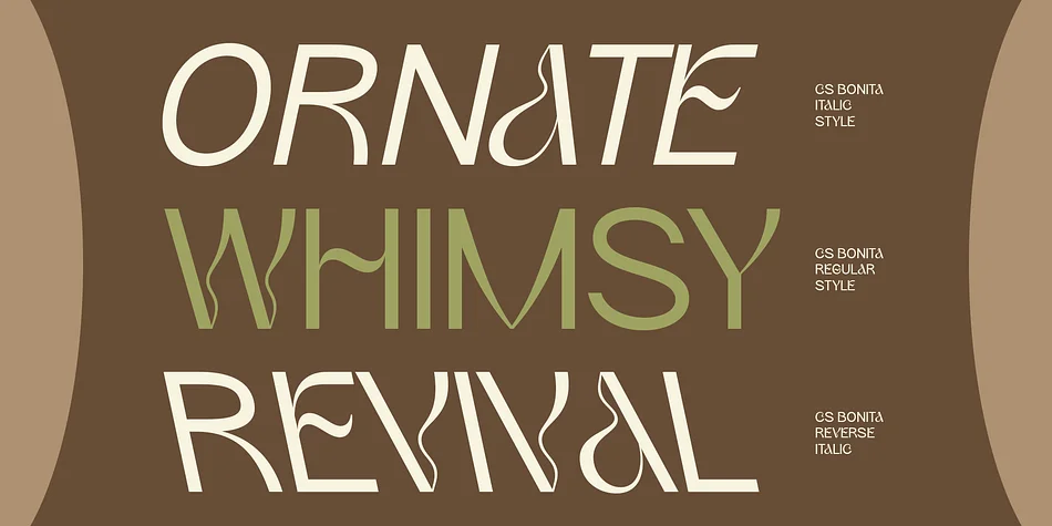 CS Bonita by Craft Supply Co. — Decorative Font — thumbnail 3