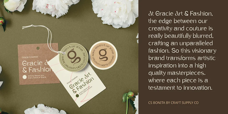 CS Bonita by Craft Supply Co. — Decorative Font — thumbnail 4