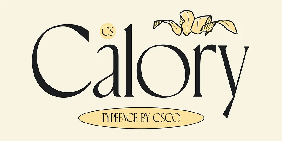 CS Calory by Craft Supply Co. — Decorative Font
