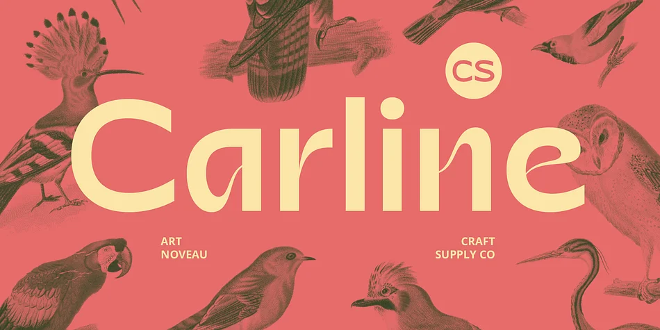 CS Carline by Craft Supply Co. — Display Font