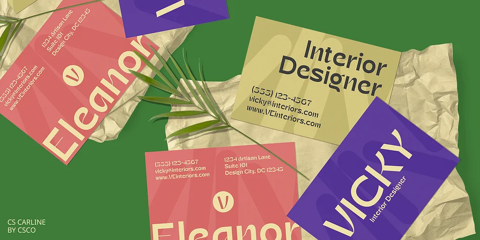 CS Carline by Craft Supply Co. — Display Font — thumbnail 5