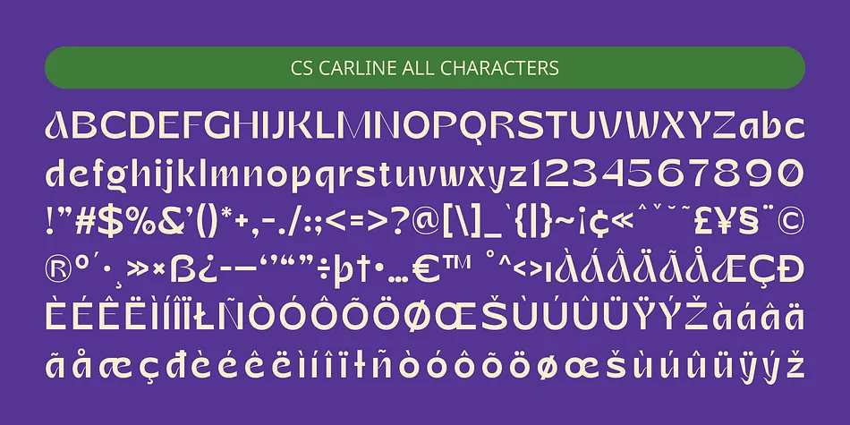 CS Carline by Craft Supply Co. — Display Font — thumbnail 6