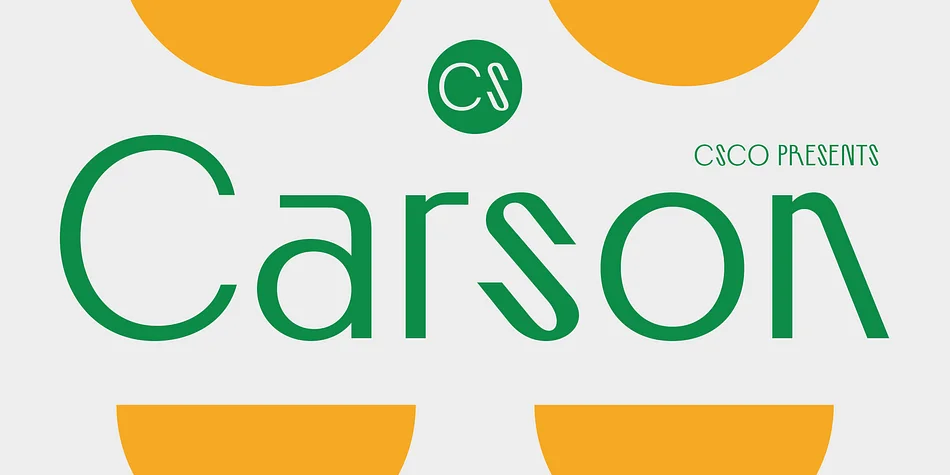 CS Carson by Craft Supply Co. — Decorative Font