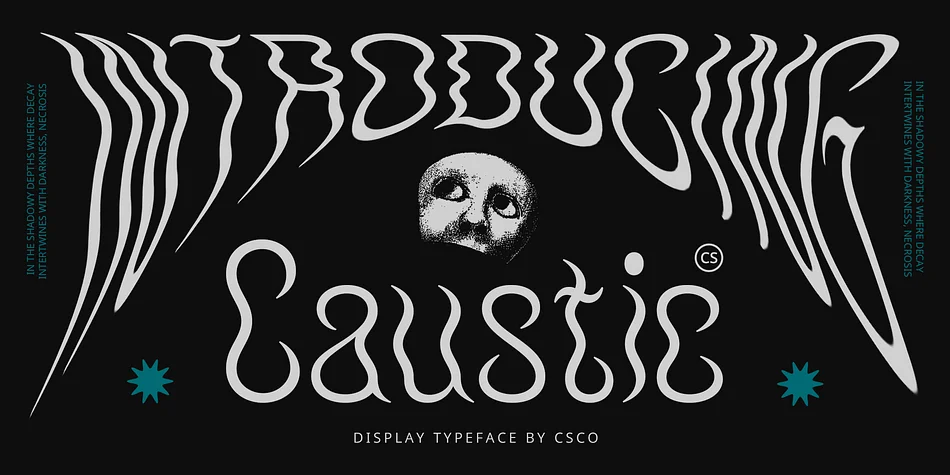 CS Caustic by Craft Supply Co. — Display Font
