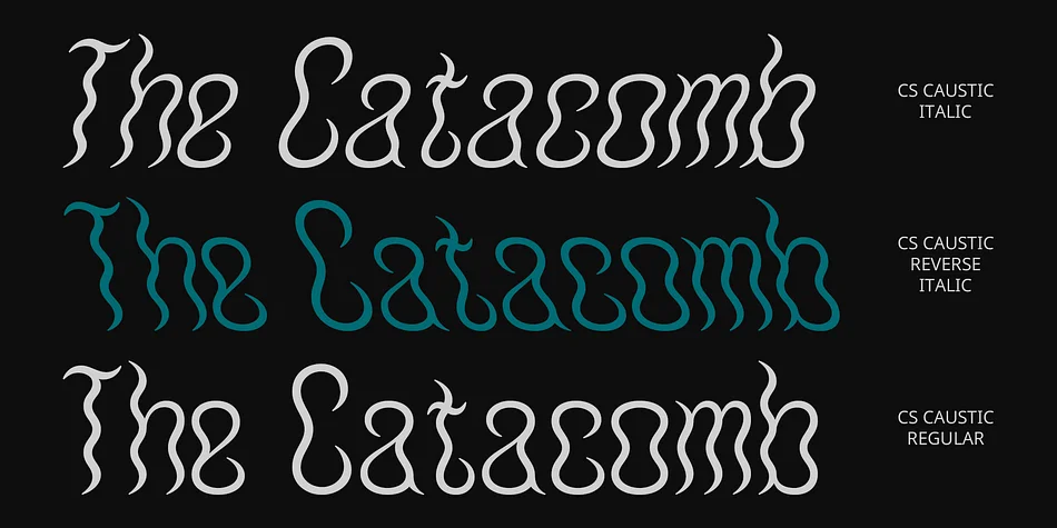 CS Caustic by Craft Supply Co. — Display Font — thumbnail 3