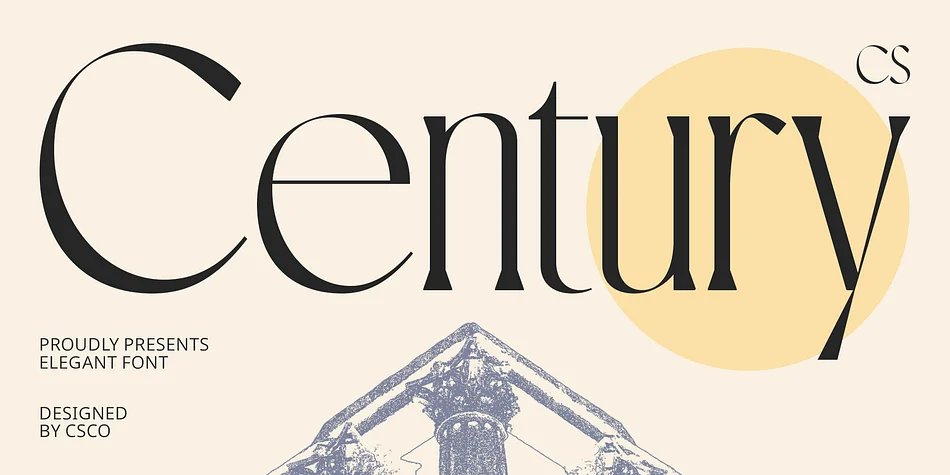 CS Century by Craft Supply Co. — Decorative Font