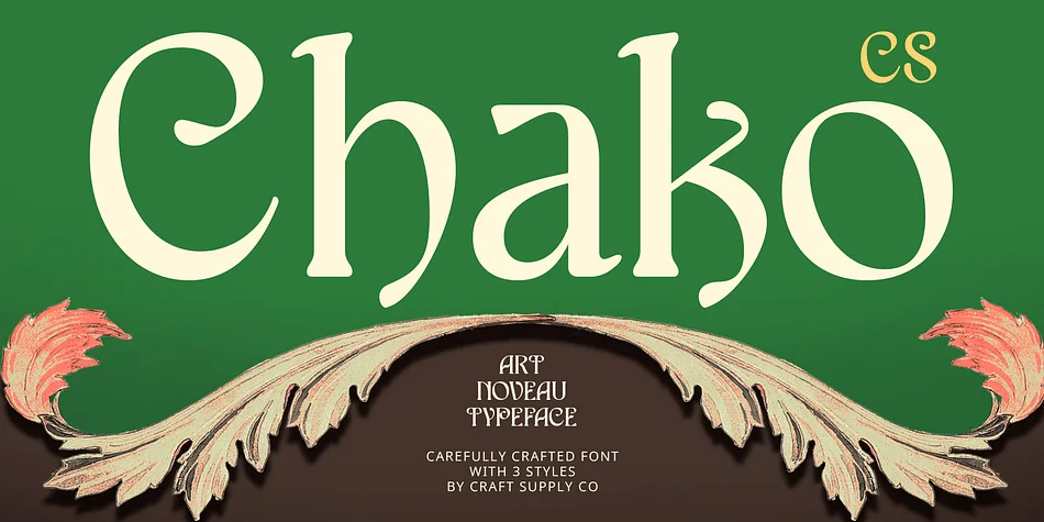 CS Chako by Craft Supply Co. — Decorative Font